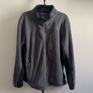 Free Country Men's Dark Gray Full-Zip Fleece Jacket